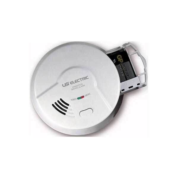Universal Security Instruments USI SMOKE ALARM ION BATTERY BACKUP WT